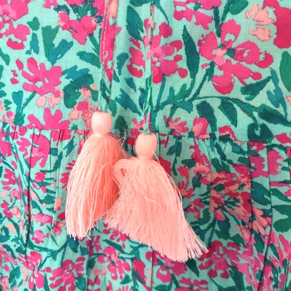 J. Crew Ruffle-sleeve tiered‎ beach dress - Picture 9 of 11